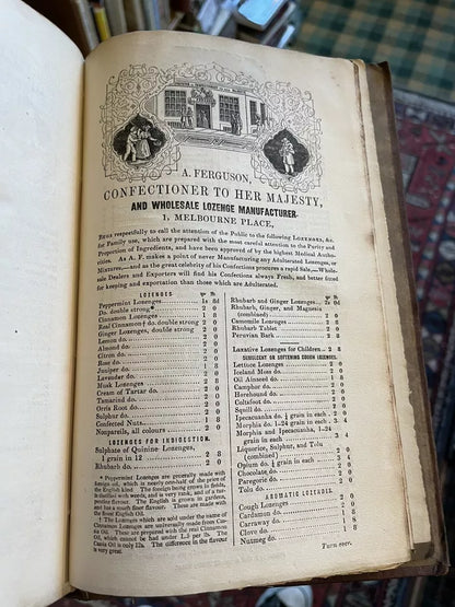 1839 The Post Office Annual Directory & Calendar 1839-40 : Edinburgh & Leith