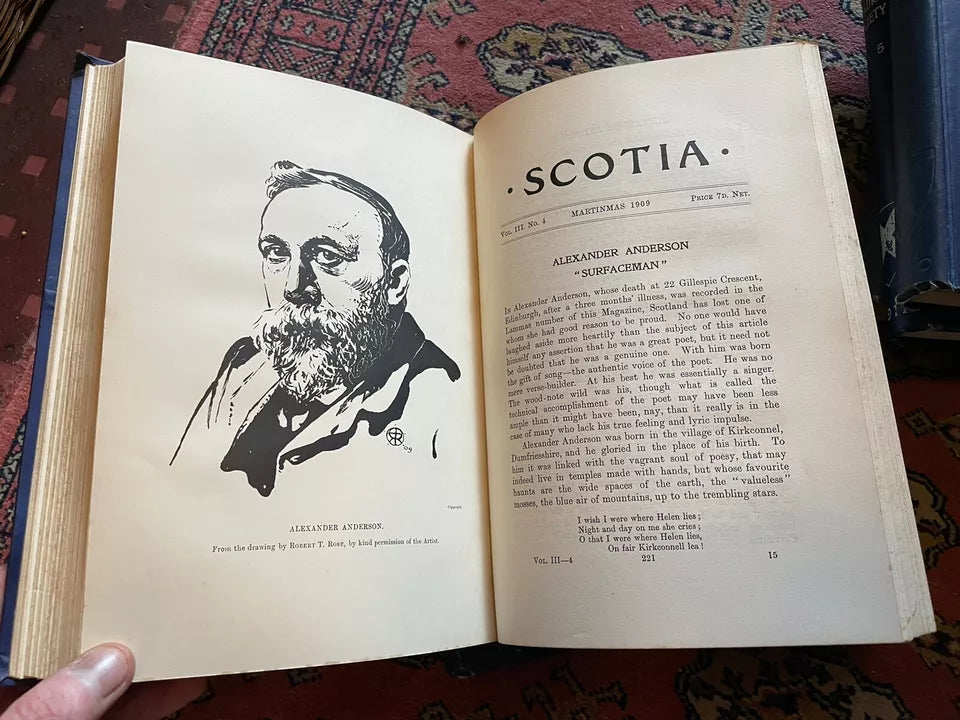 Scotia : The Journal of the Saint Andrew Society (5 Volumes) 1907-1911