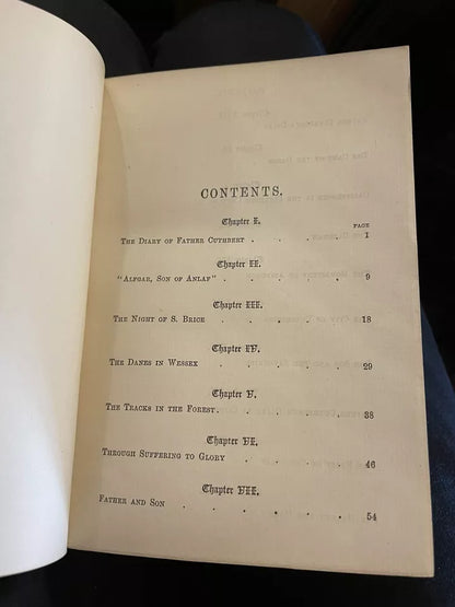 1891 Alfgar the Dane or the Second Chronicle of Aeschendune A. D. Crake