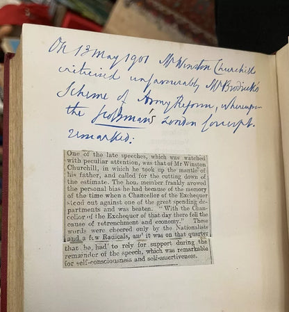 Ian Hamilton's March : Winston Spencer Chruchill : Earl of Roseberry's Copy