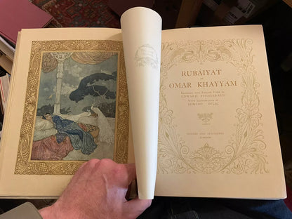 1909 Edmund Dulac : Rubaiyat of Omar Khayyam : 20 Tipped-in Col Plts : Stunning