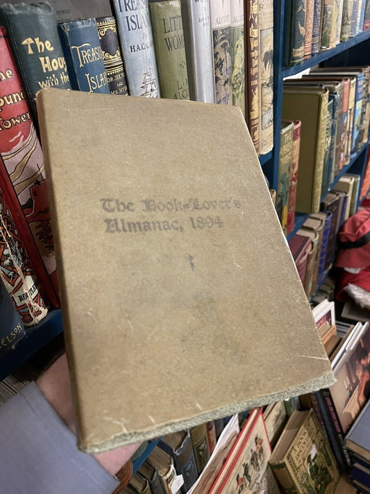 The Book-Lovers Almanac, 1894 : Early Printing New York : Designs for Bookplates