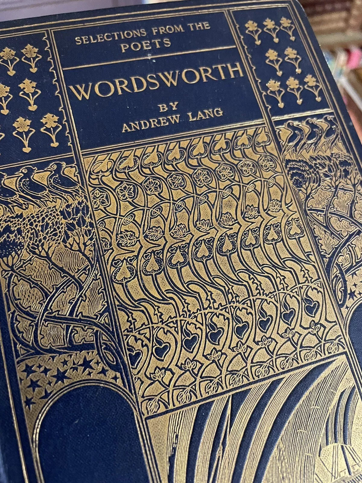 Wordsworth by Andrew Lang 1897 Illustrated : Gilt Decorated Binding