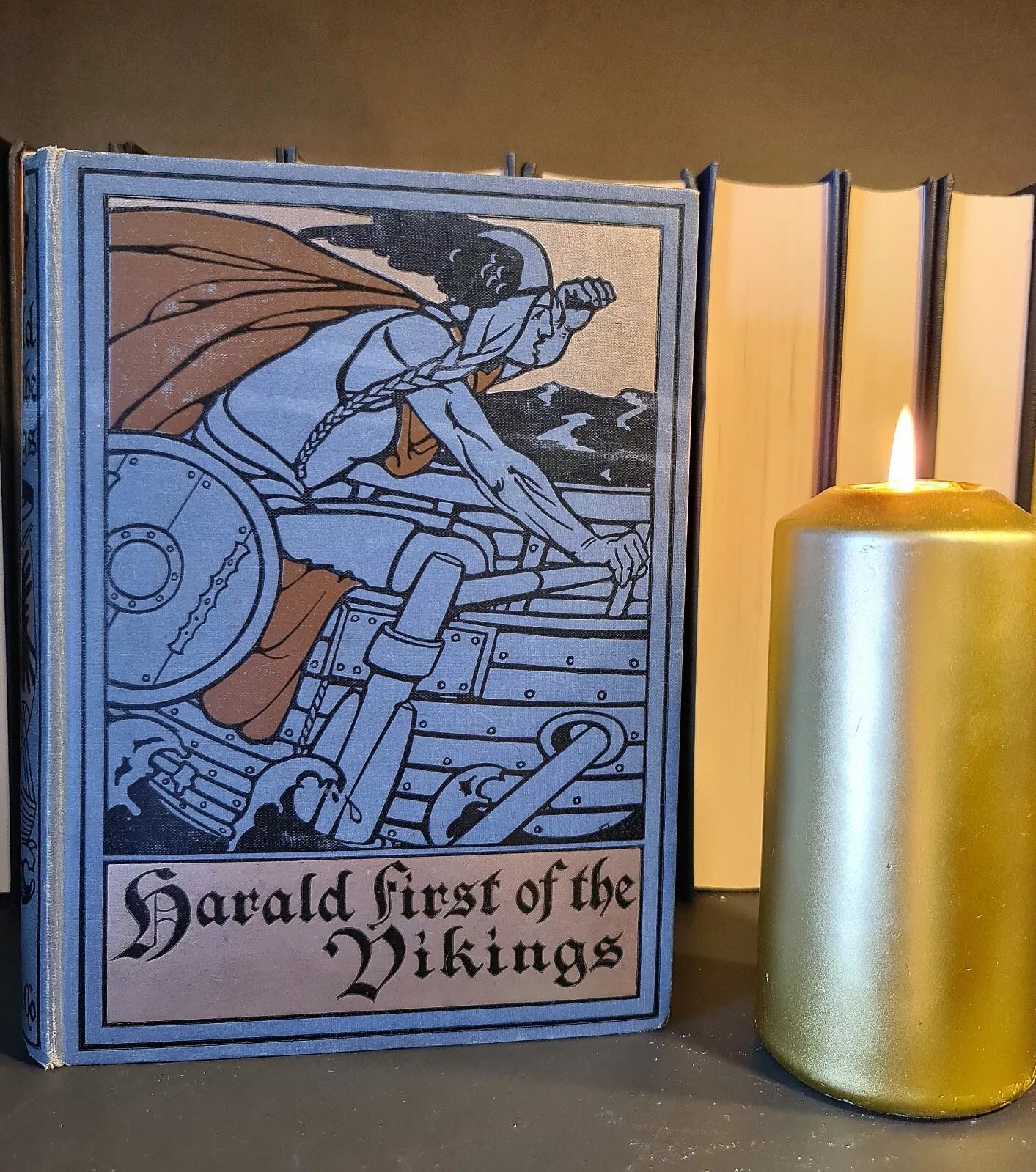 Harald First of The Vikings : C. Young : Illustrated : Norse History 1911