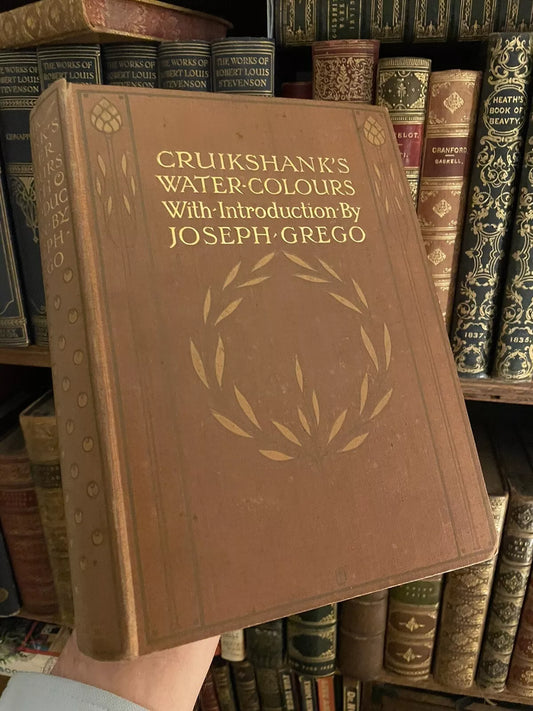 GEORGE CRUIKSHANK'S WATER COLOURS Joseph Greco OLIVER TWIST etc 1903