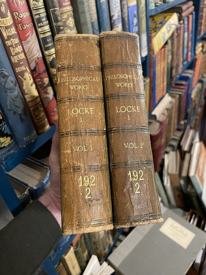 1867 The Works of John Locke (2 vols) Philosophy