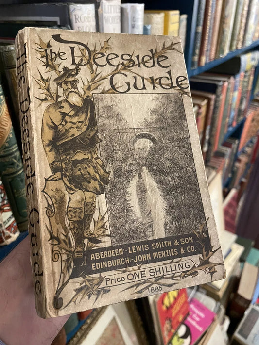 1885 Deeside Guide / Tourist Map / Aberdeen Aboyne Banchory Braemar Ballater