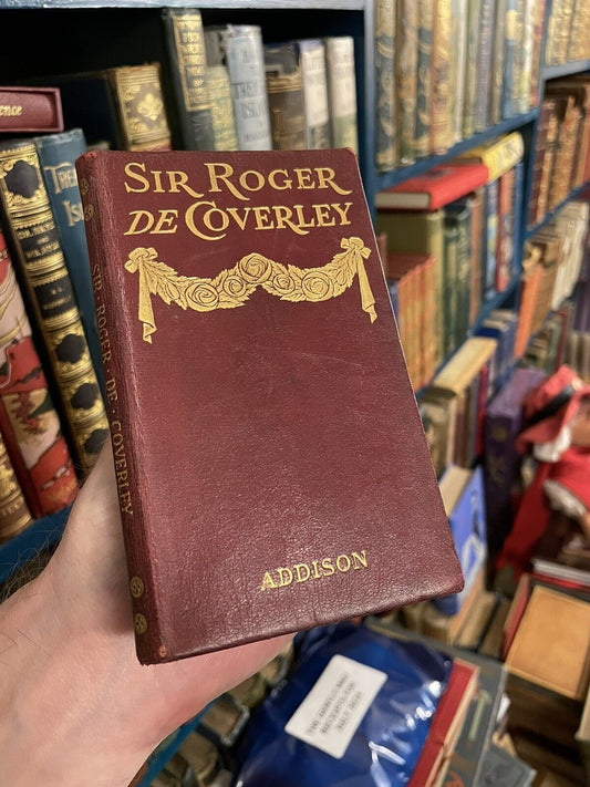 Sir Roger de Coverley : Joseph Addison : Thomas Wardle Bookplate (Silk Industry)