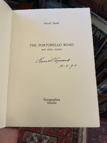 Muriel Spark : SIGNED LTD EDITION : The Portobello Road and Other Stories VGC