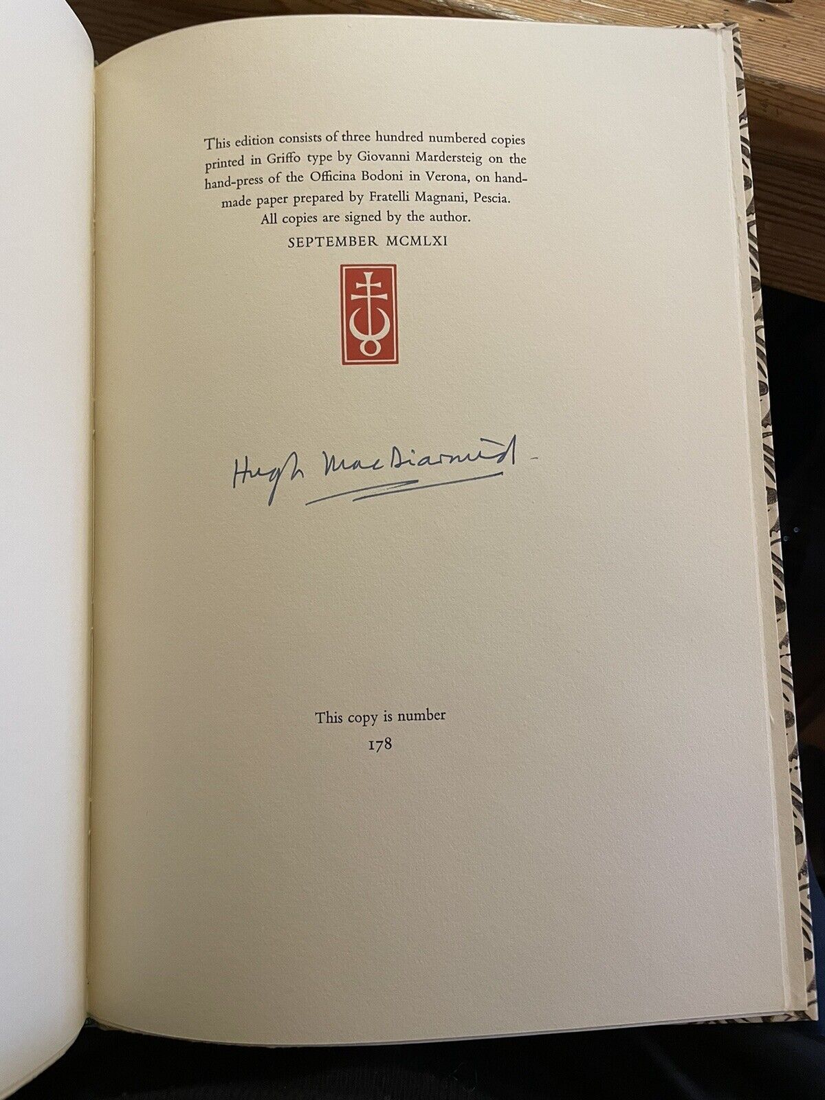 Hugh MacDiarmid : The Kind of Poetry I Want : SIGNED Limited Edition 178/300