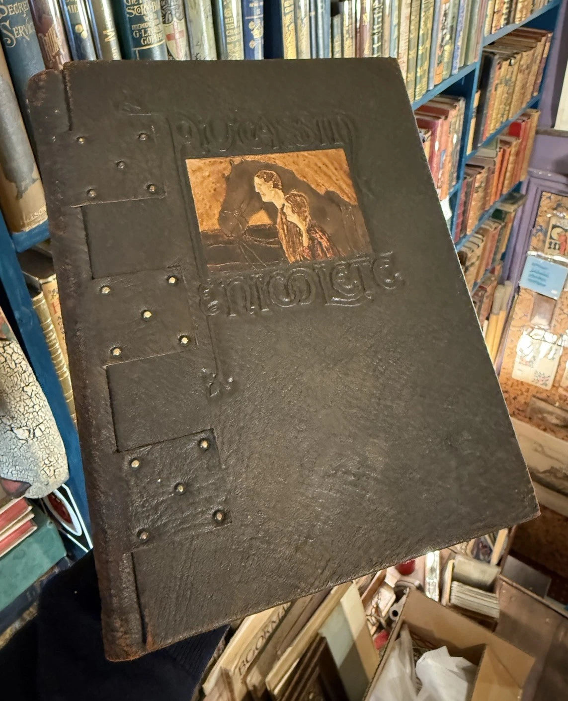 Aucassin and Nicolete : Evelyn Paul : Unusual Medieval Style Binding c1917