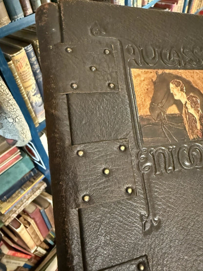 Aucassin and Nicolete : Evelyn Paul : Unusual Medieval Style Binding c1917