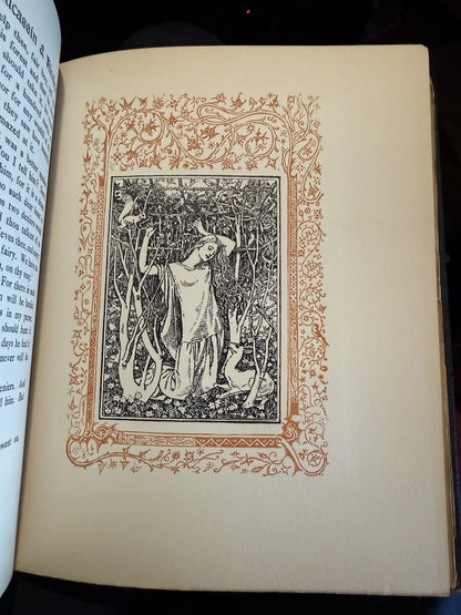 Aucassin and Nicolete : Evelyn Paul : Unusual Medieval Style Binding c1917