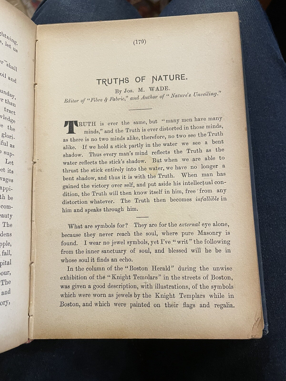 American Advanced Thought on Occult Subjects By America's Leading Minds