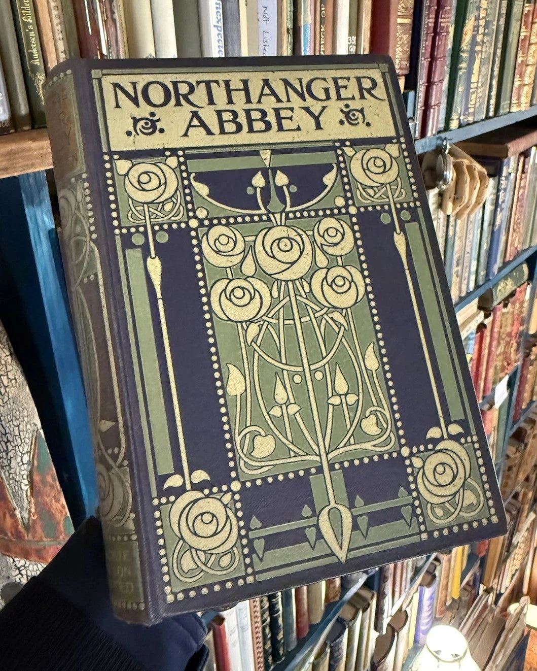 Jane Austen : Northanger Abbey : Cover by Ethel Larcombe : Blackie c1911