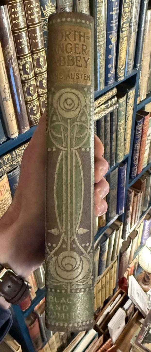Jane Austen : Northanger Abbey : Cover by Ethel Larcombe : Blackie c1911