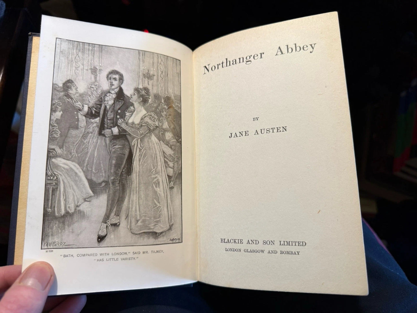 Jane Austen : Northanger Abbey : Cover by Ethel Larcombe : Blackie c1911