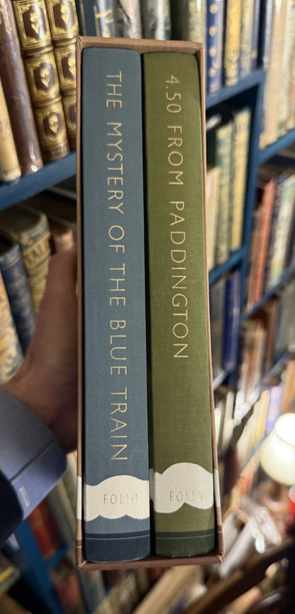 Agatha Christie Folio Society 4.50 From Paddington Mystery of the Blue Train VGC