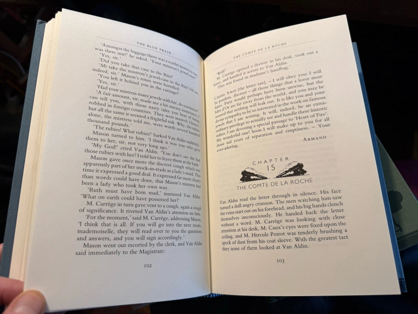 Agatha Christie Folio Society 4.50 From Paddington Mystery of the Blue Train VGC