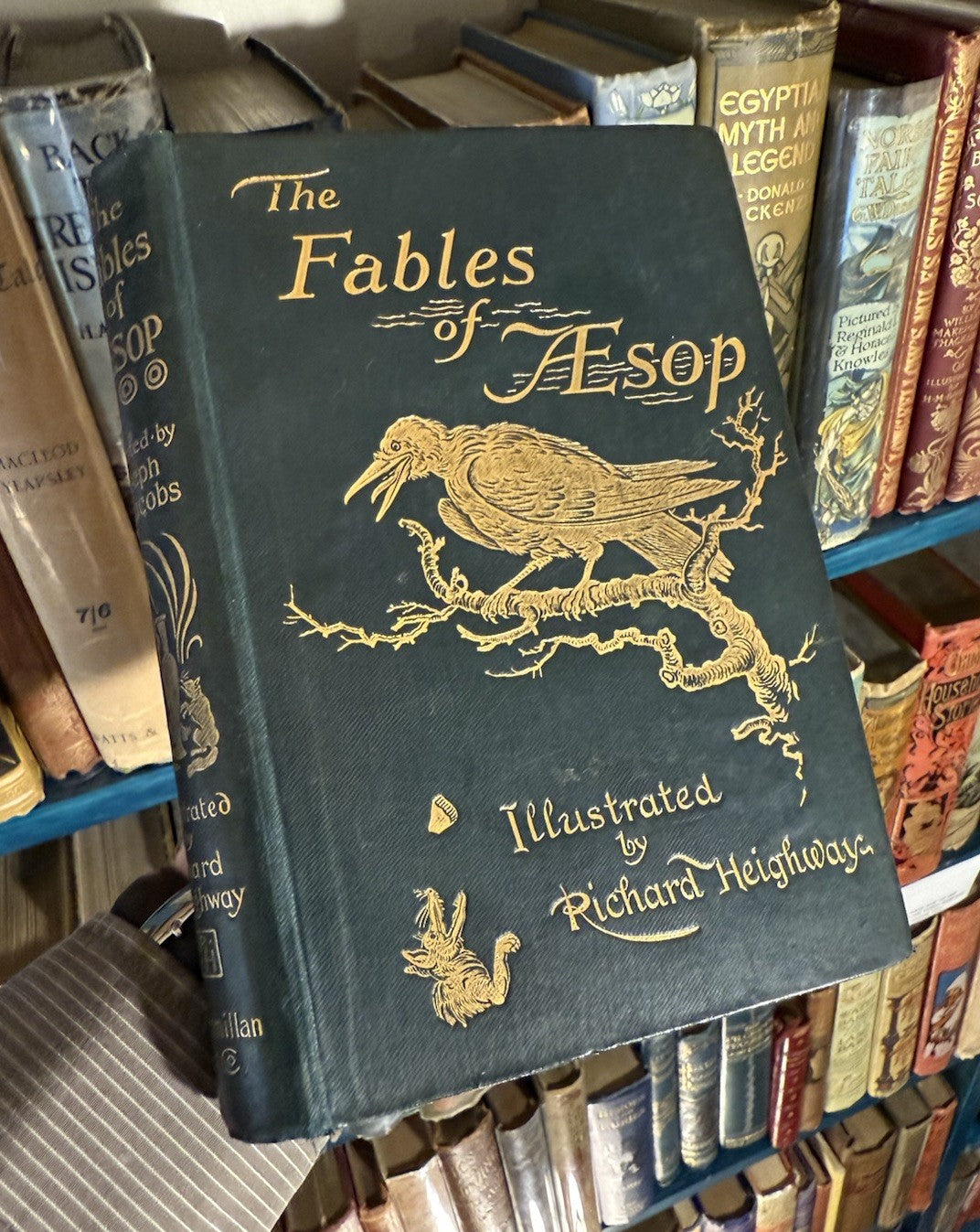 1894 The Fables of Aesop : Told Anew by Joseph Jacobs : Illustrated 1st edition