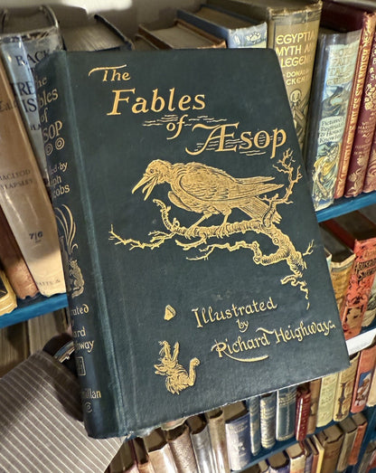 1894 The Fables of Aesop : Told Anew by Joseph Jacobs : Illustrated 1st edition