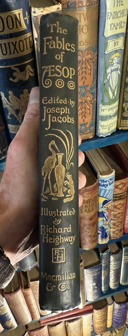 1894 The Fables of Aesop : Told Anew by Joseph Jacobs : Illustrated 1st edition