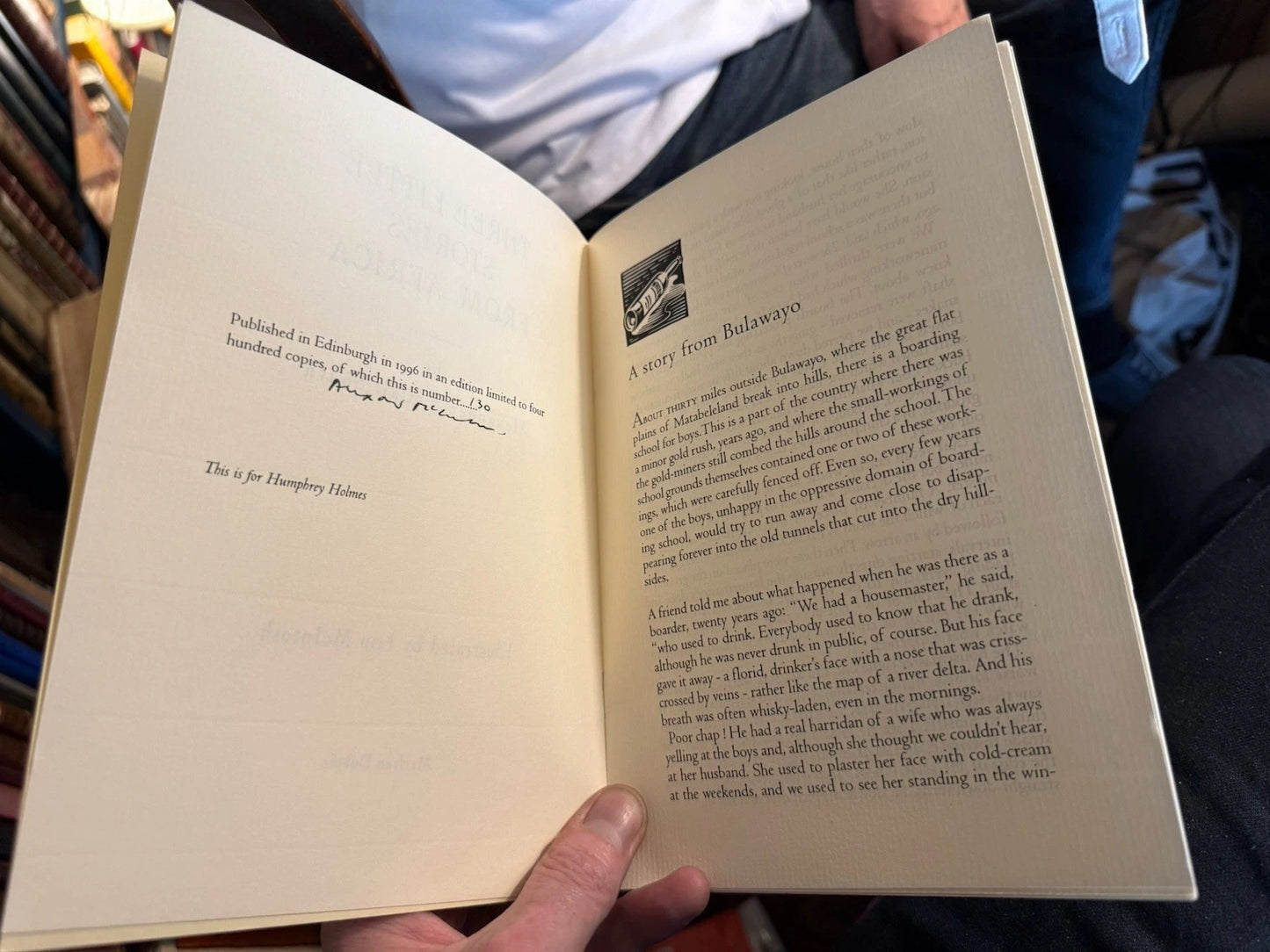 SIGNED Alexander McCall Smith : Three Little Stories from Africa : Ltd #130/400