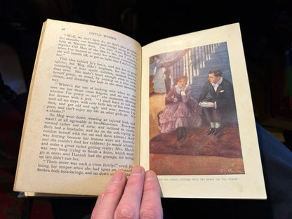 Little Women : Louisa M. Alcott : Book Cover by Ethel Larcombe : Blackie c1915