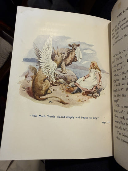 1907 Alice in Wonderland : Illus by Alice Ross : Lewis Carroll : Scarce Edition