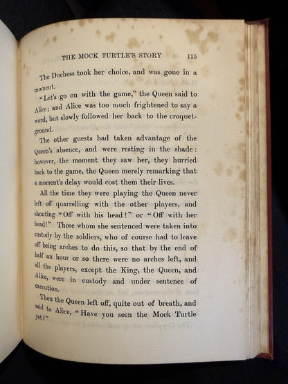 1907 Alice in Wonderland : Illus by Alice Ross : Lewis Carroll : Scarce Edition