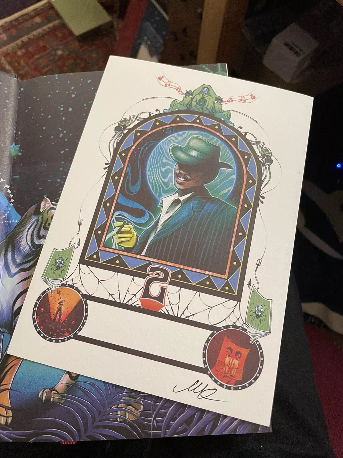 Neil Gaiman : Anansi Boys : Signed : Slipcase : Plus Signed Print