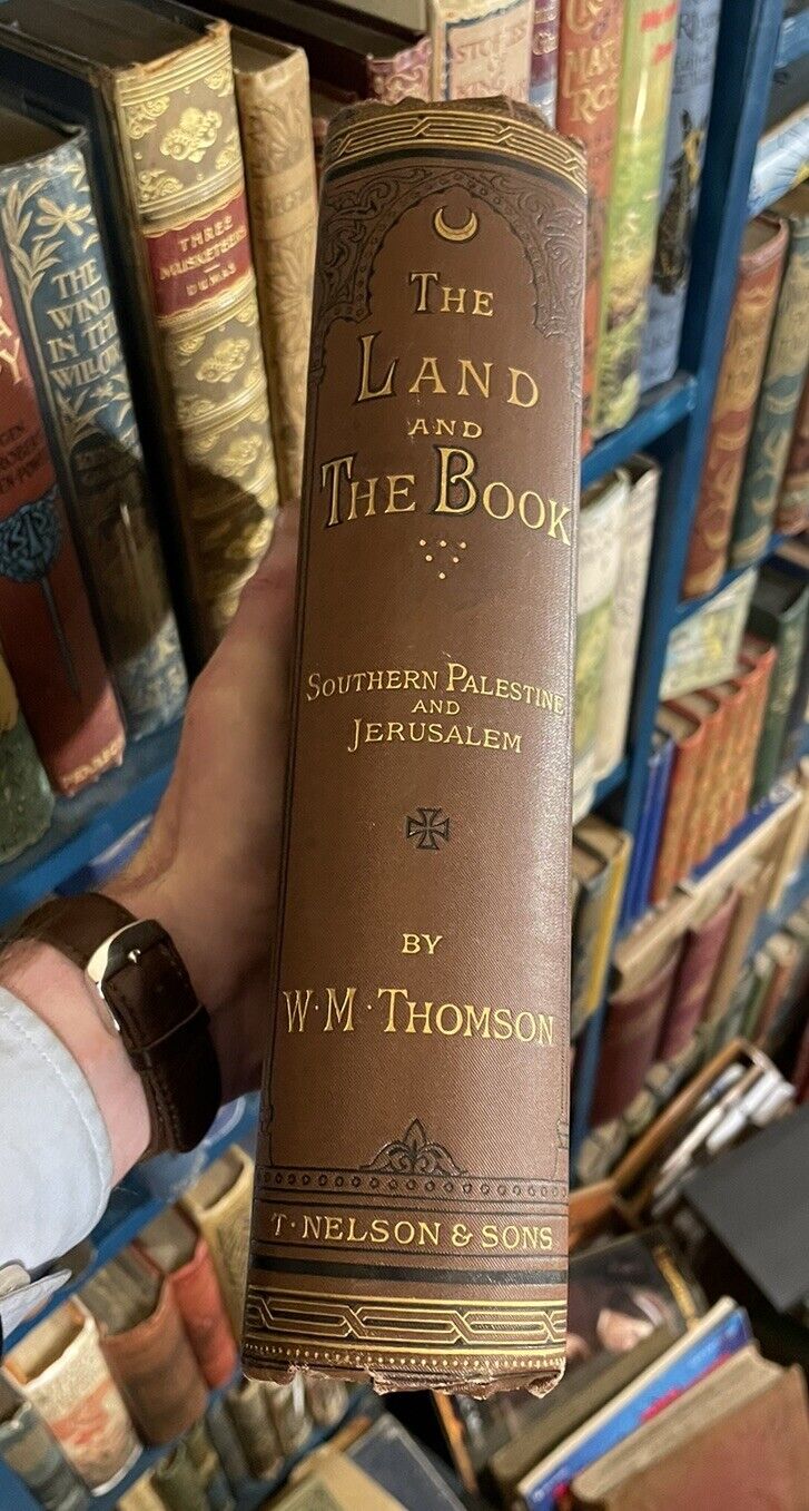 1881 Southern Palestine and Jerusalem by W. M. Thomson : Illustrated