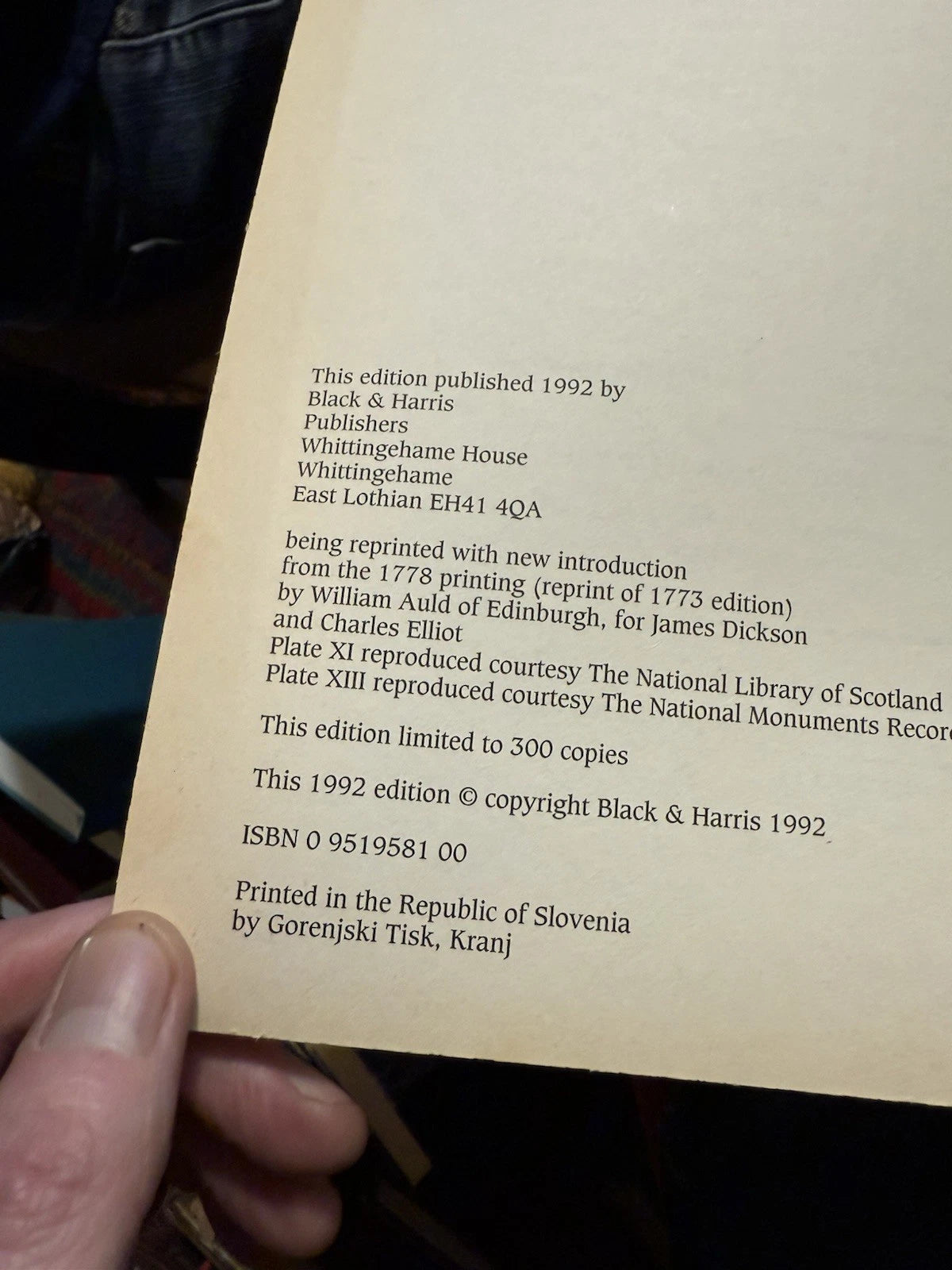 1992: Rudiments of Architecture: Facsimile of 1778 ed: Ltd to 300 copies: GC