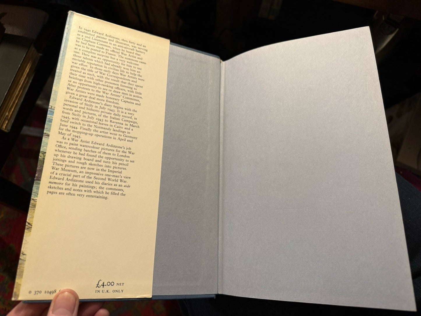 Edward Ardizzone : Diary of a War Artist : First Edition Illustrated 1974