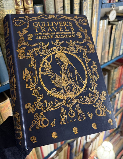 1909 Arthur Rackham : Gullivers Travels : Jonathan Swift : Very Good Copy