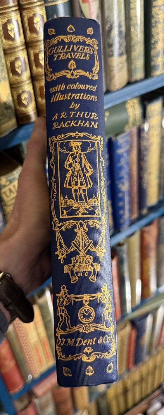 1909 Arthur Rackham : Gullivers Travels : Jonathan Swift : Very Good Copy
