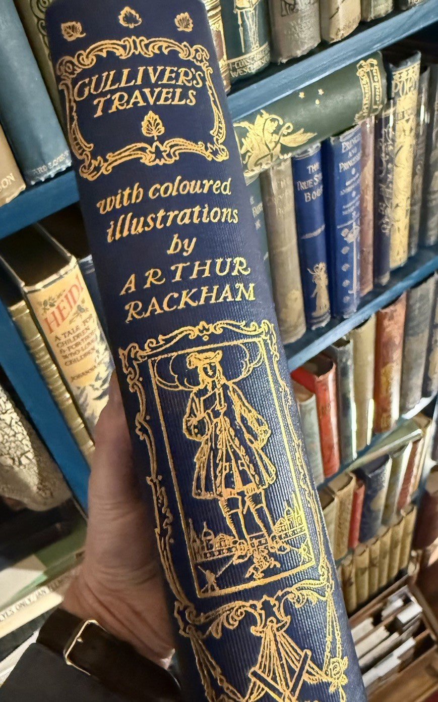 1909 Arthur Rackham : Gullivers Travels : Jonathan Swift : Very Good Copy