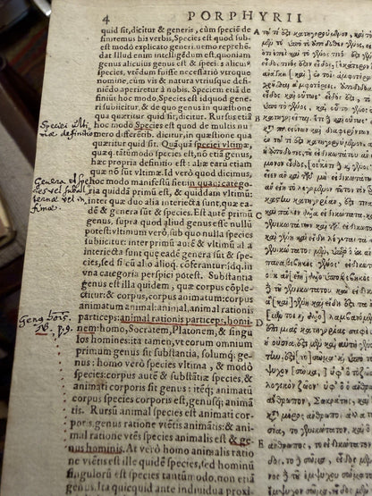 1606 Aristotelis : Scholarly Manuscript Annotations (2 Vols) Vellum : Aristotle