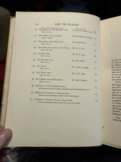 1917 William McTaggart : A Biography : Scottish Landscape Painter : Art Book