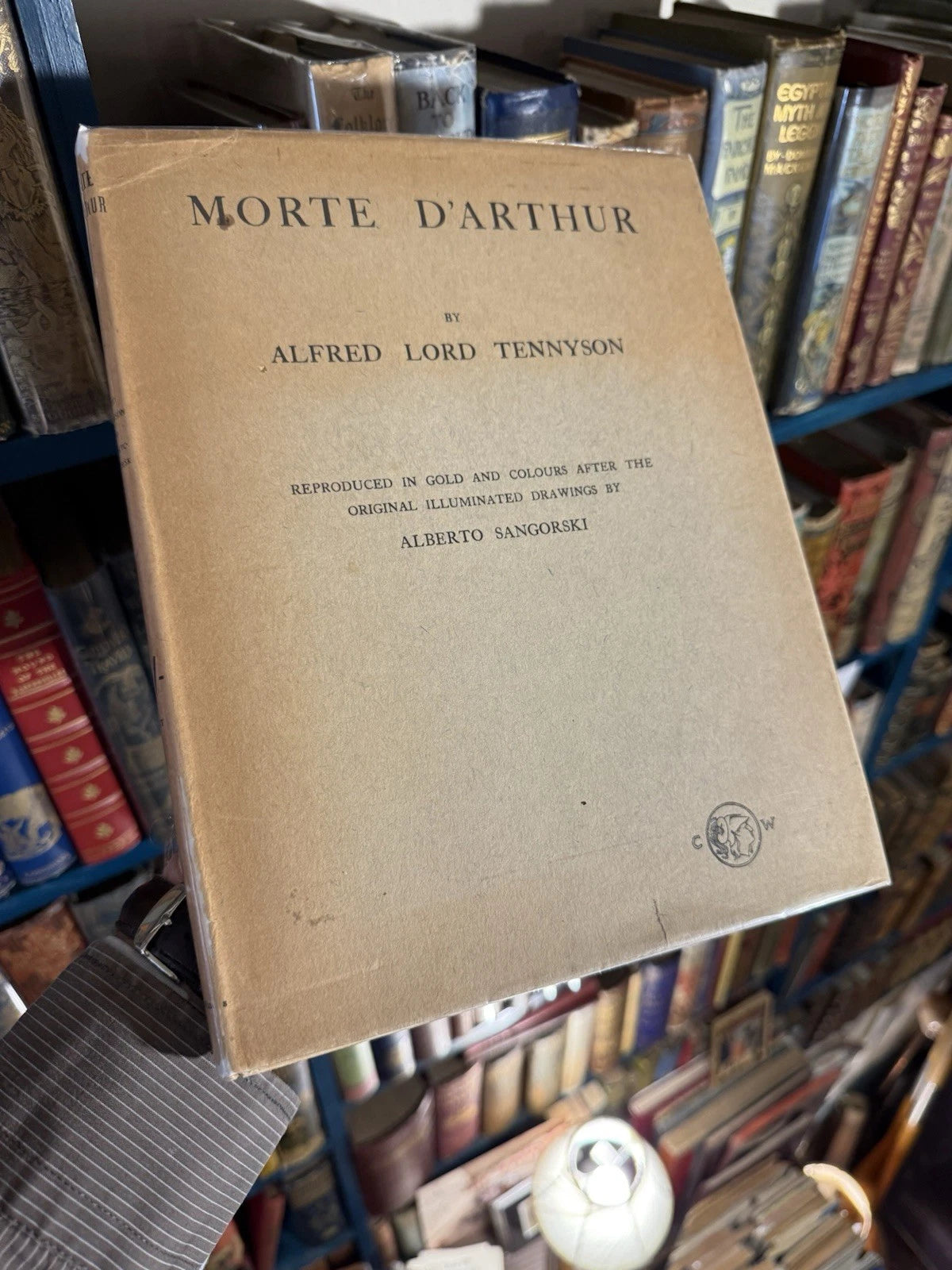 1912 Tennyson : Morte D'Arthur : Illuminated by Sangorski : King Arthur Legend