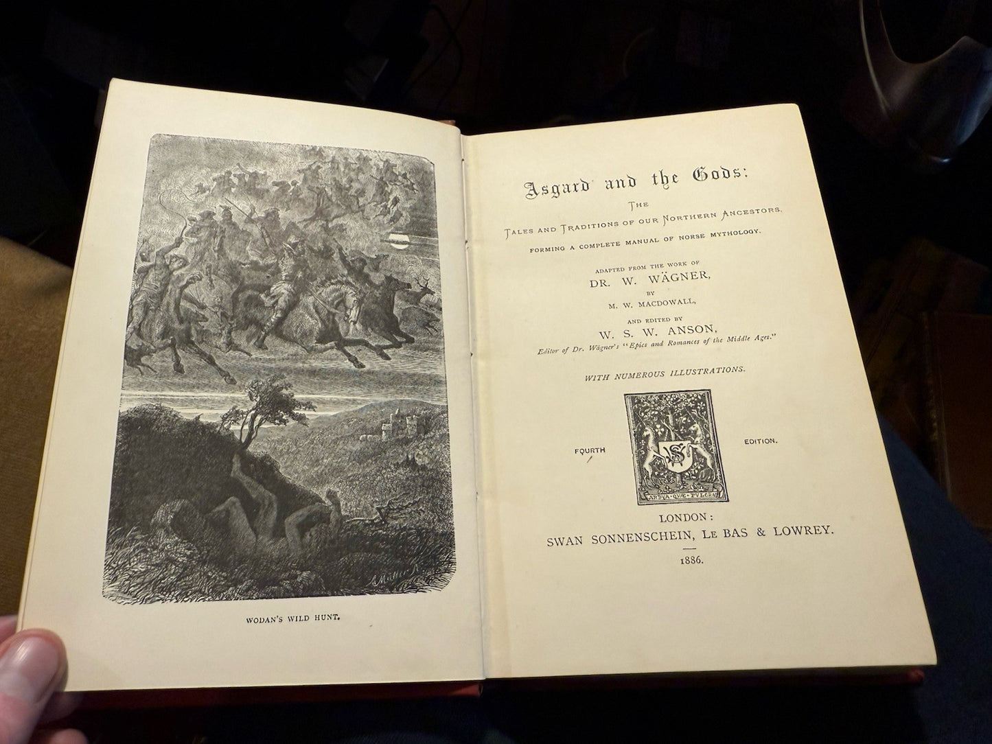 1886 Asgard and The Gods : Norse Mythology : Thor : Odin : Giants : Elves