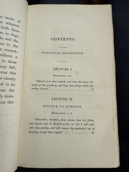 1845 : A Practical Exposition of the Epistles to the Seven Churches of Asia