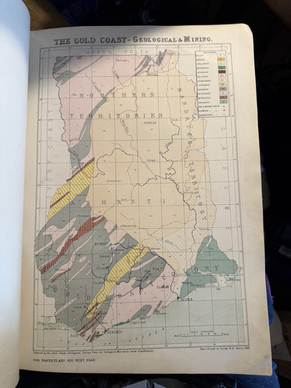 1927 Atlas of the Gold Coast : 24 Maps & Graphs : West Africa