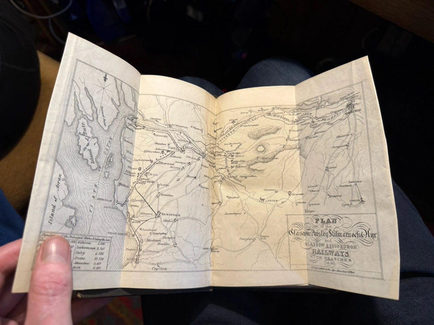 1841 Guide to the Glasgow & Ayrshire Railway : Ayr and its Environs