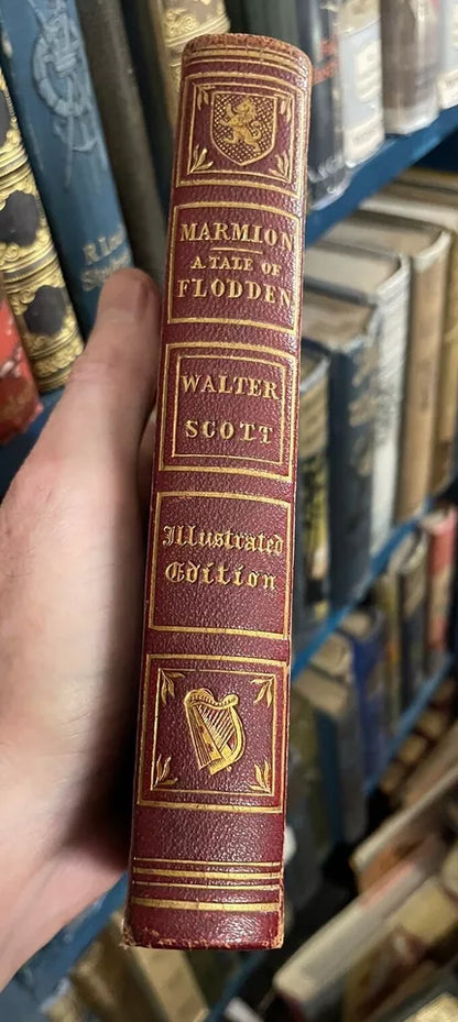 1839 Marmion A Tale of Flodden Field : Sir Walter Scott : Lovely Binding