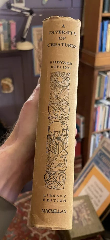 Rudyard Kipling : A Diversity of Creatures : 1st Edition 1917 in Dust jacket