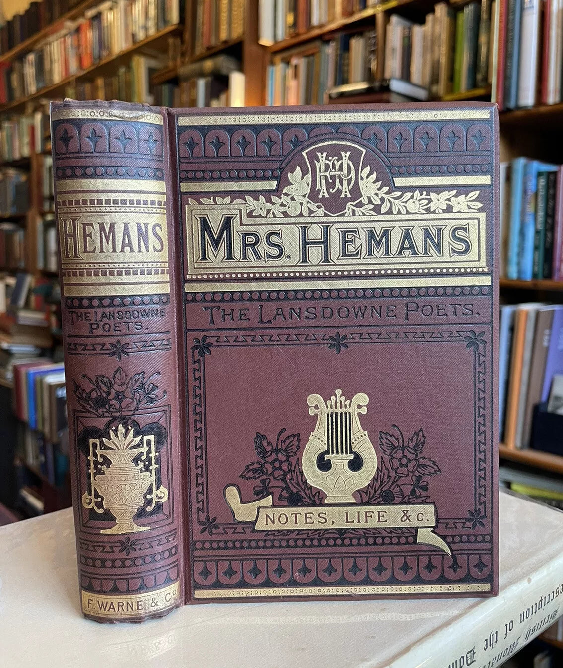 The Poetical Works of Mrs Hemans : Decorative Binding : Illustrated Poetry