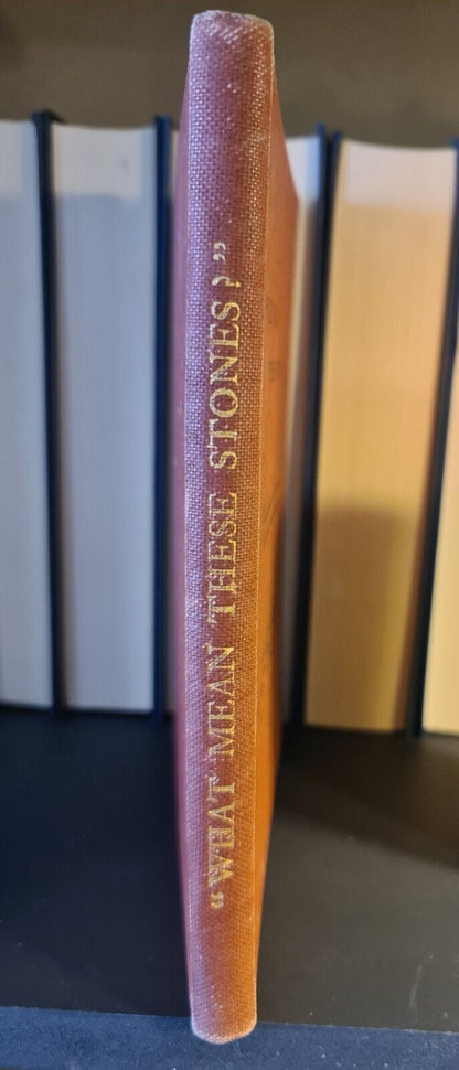 What Mean These Stones? C. MacLagan: Hardback: 1894: Celtic & Pictish History