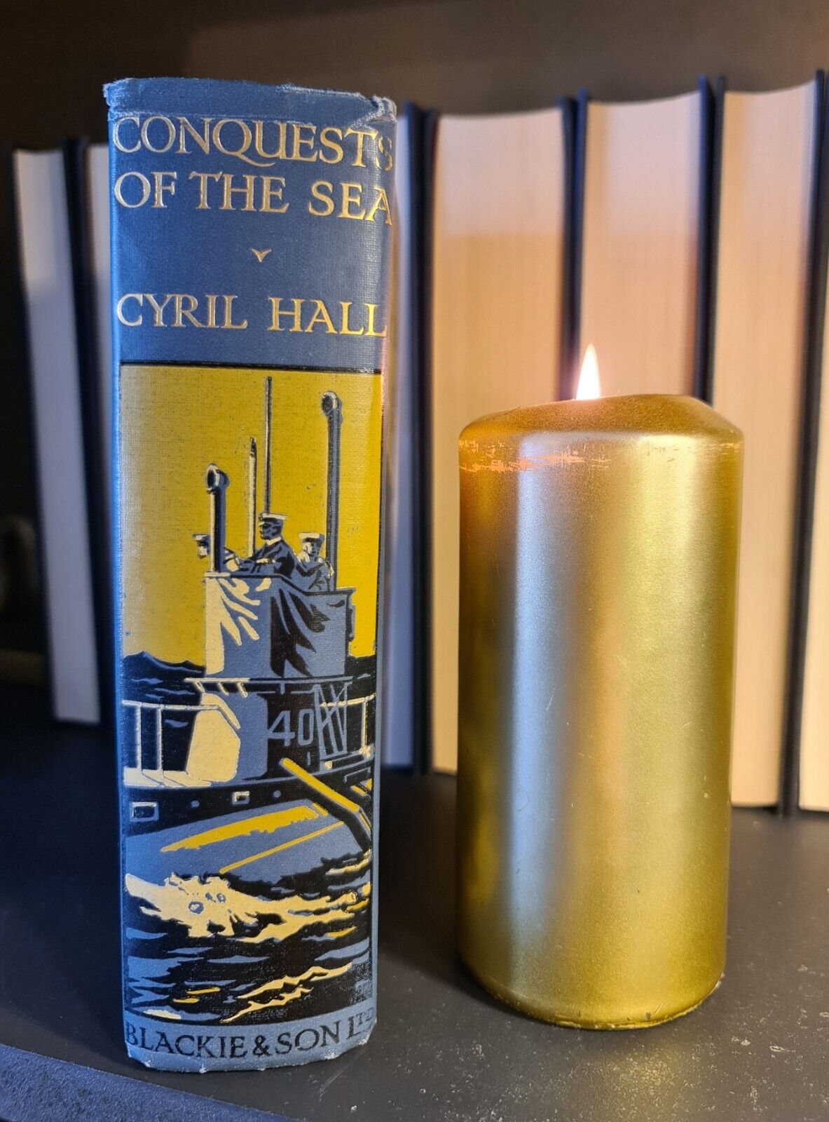 Conquests of the Sea, Cyril Hall: Hardback: c1915: Diving