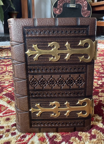 Bagster's Polyglot Bible : Stunning Clasped Fine Binding : Gauffered Edges c1864
